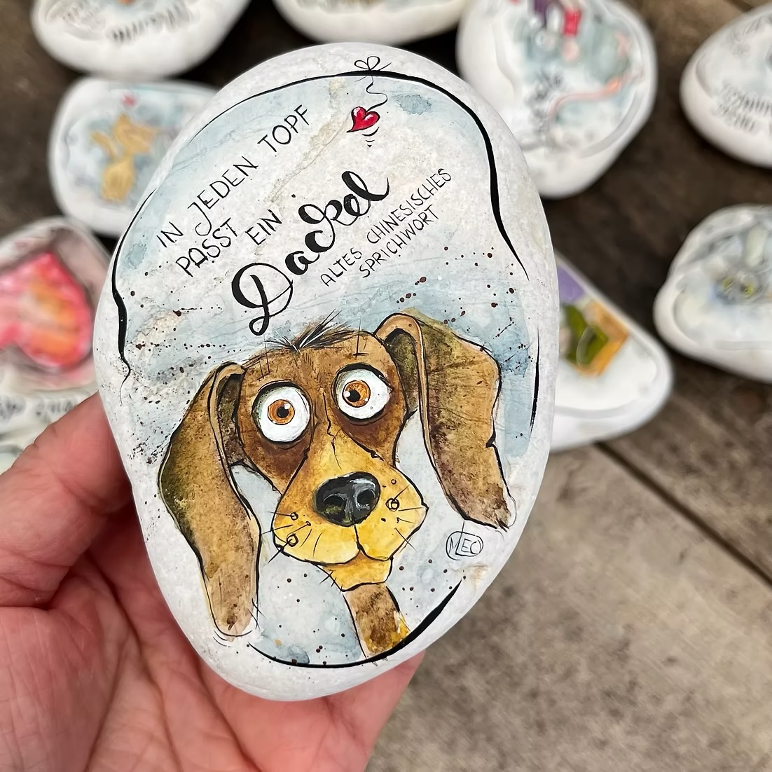 Topf Dackel ❓🥹 9 x 12cm