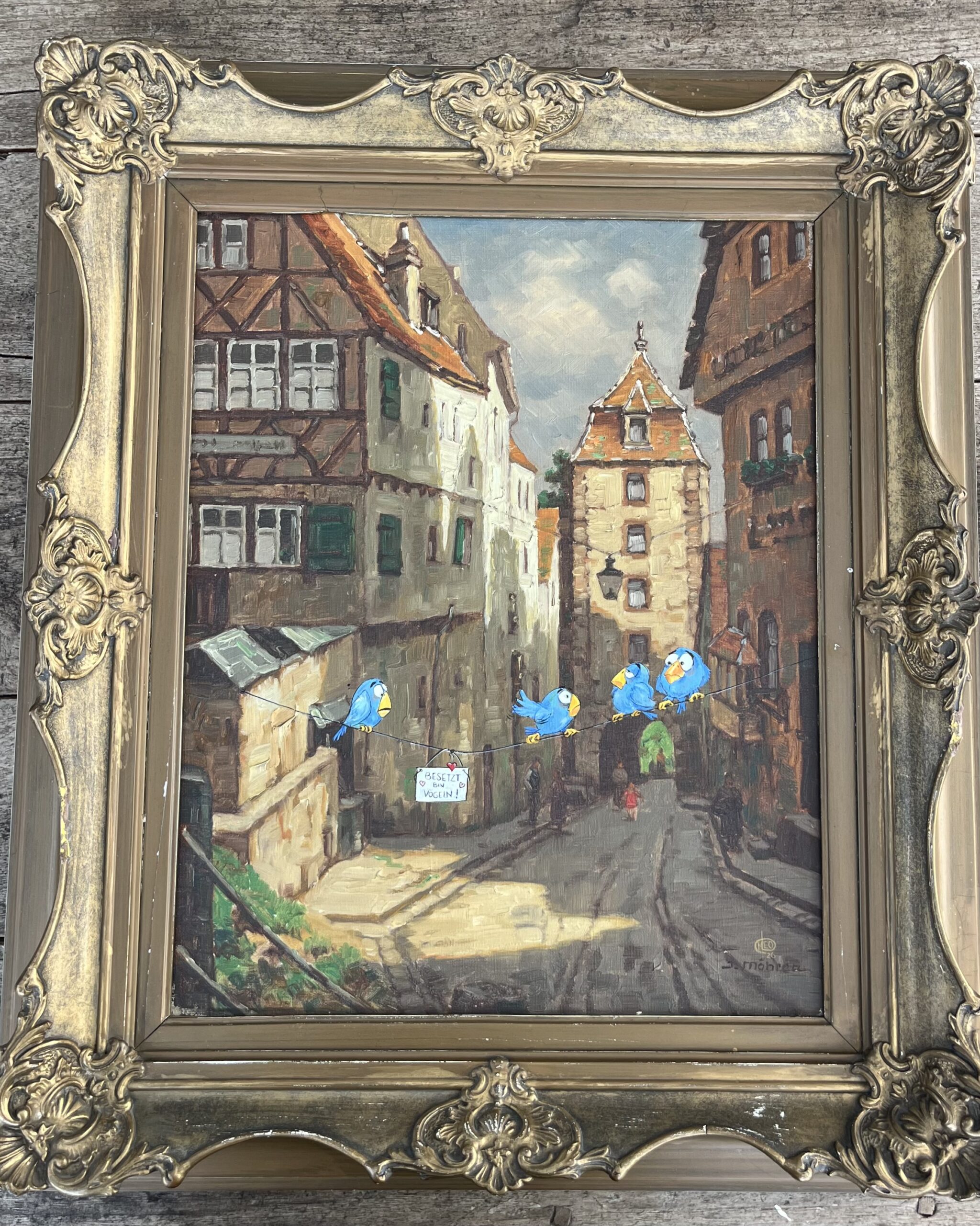 Besetzt bin Vögeln